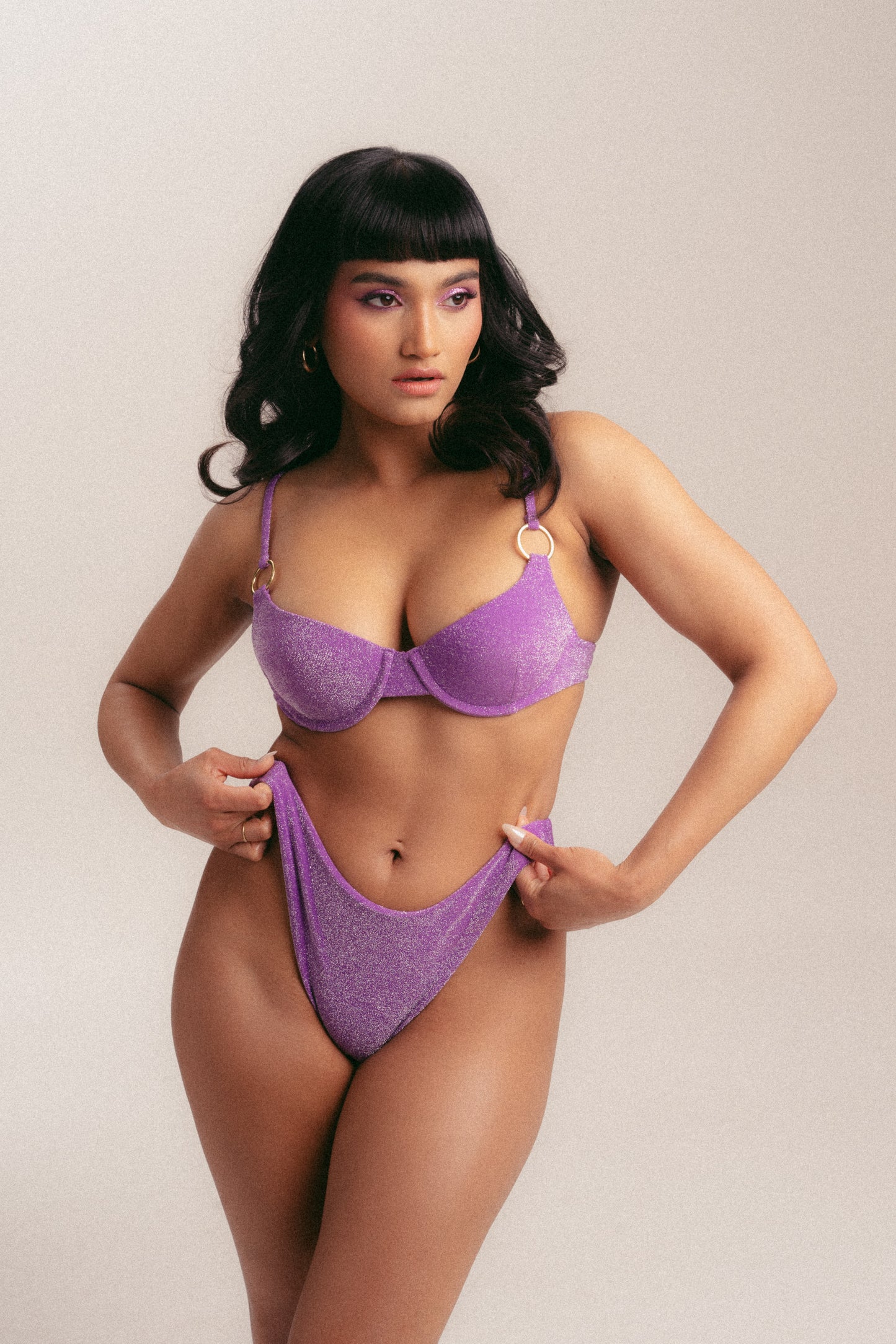 Faye's Disco Bottoms - Purple Power
